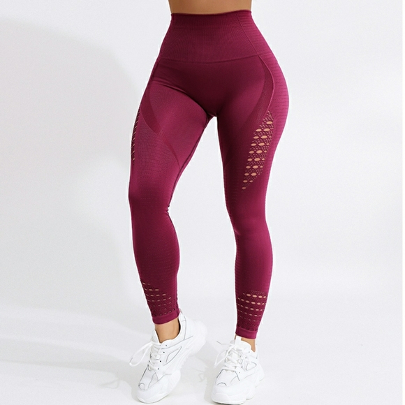 COPY - Workout Leggings Wine color - Picture 1 of 1